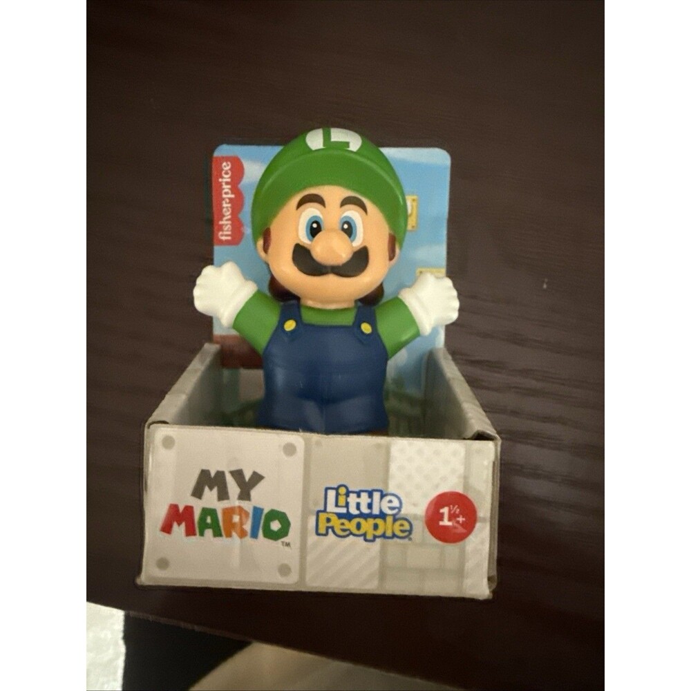 Fisher Price Little People My Mario Bros Figures Nintendo LUIGI
